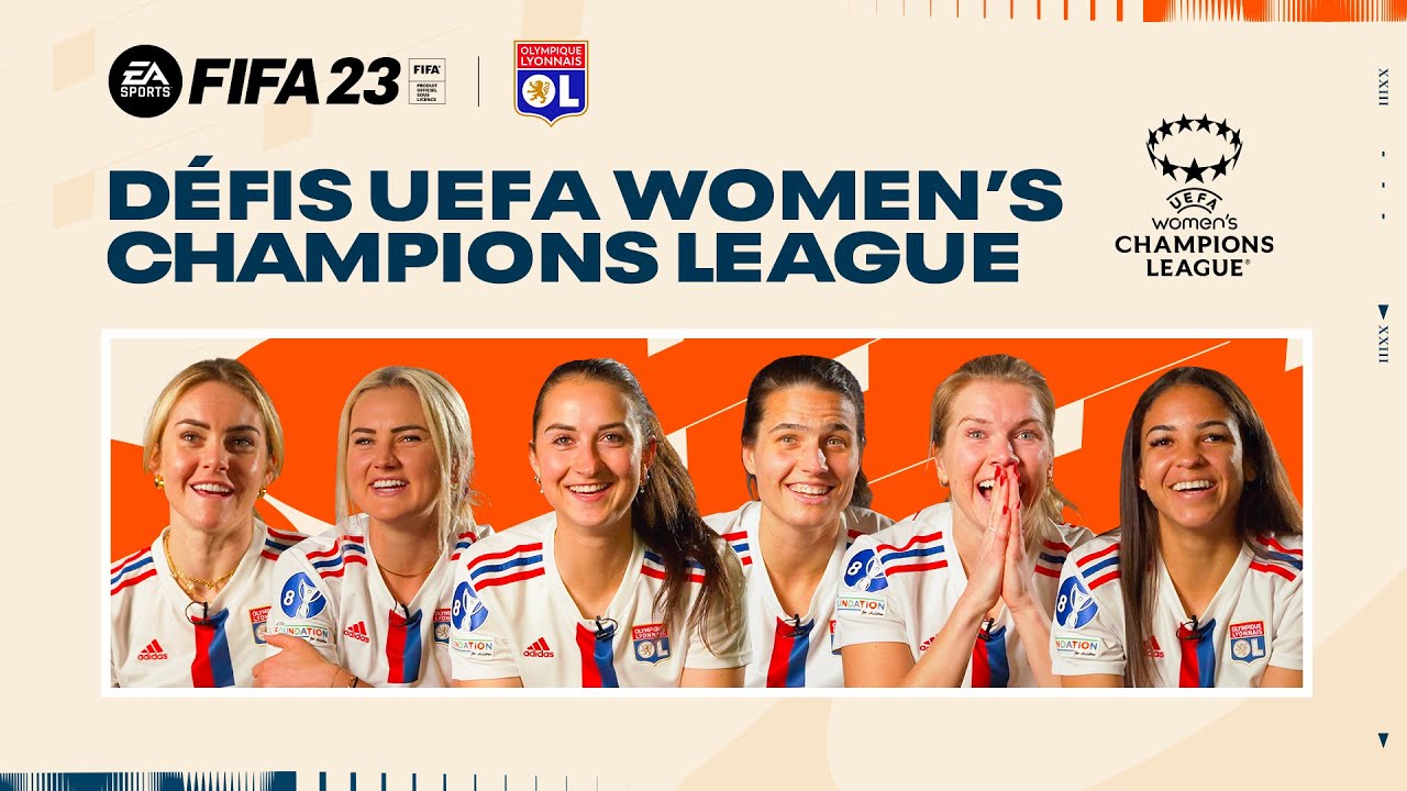 Nos joueuses sont en mode #UWCL dans #FIFA23 I Olympique Lyonnais