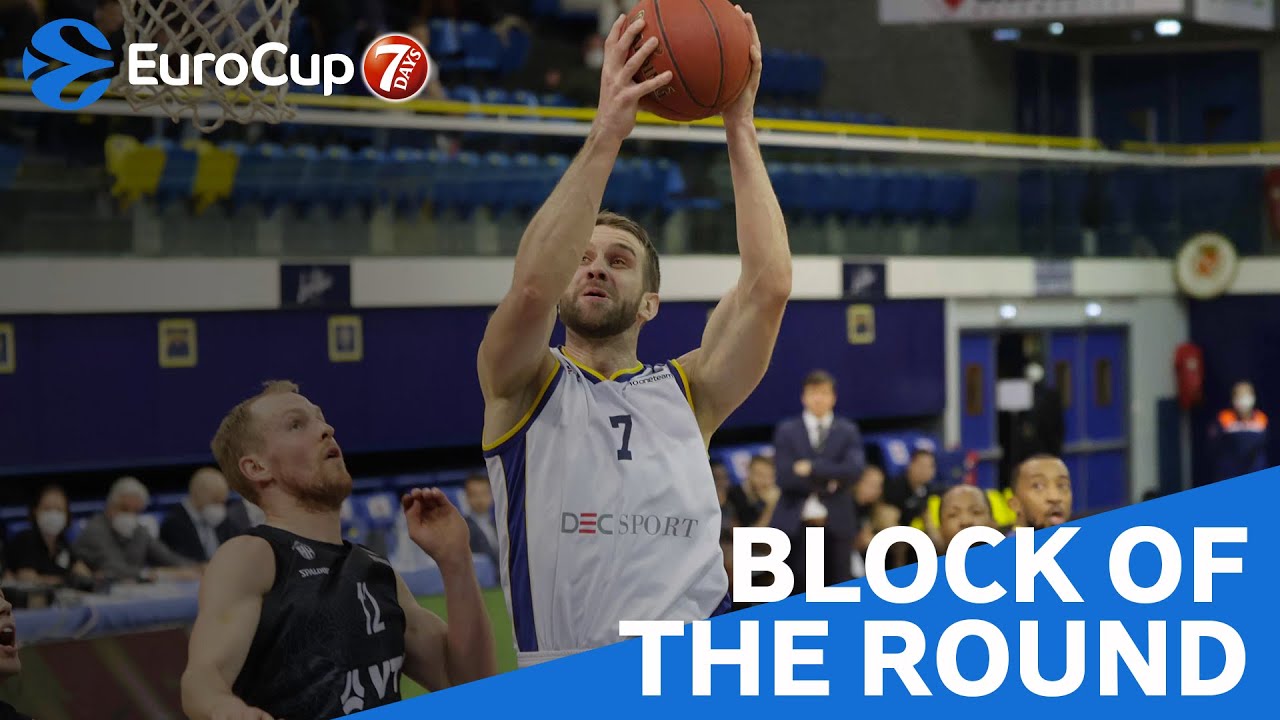 7DAYS EuroCup Block of the Round: Halilovic meets Parra at rim for a huge block!