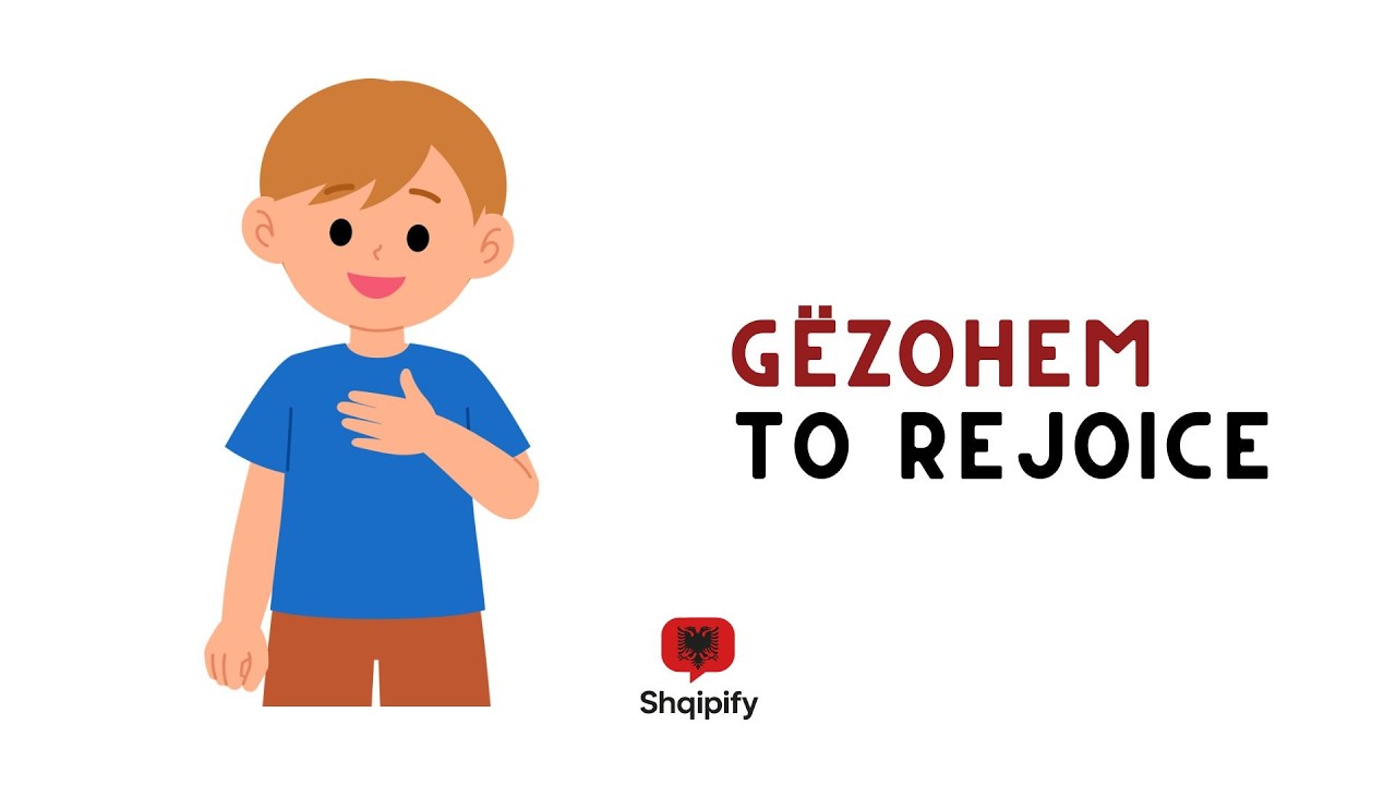 Learn the Albanian Verb “Gëzohem” | Meaning, Conjugation & Example Sentences