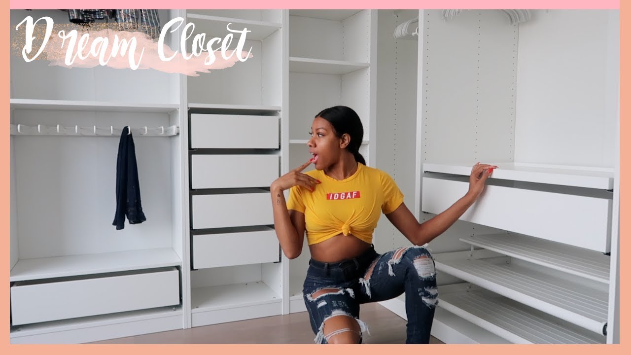 DECORATE WITH ME! MY DREAM CLOSET INSTALLATION! | Jayla Koriyan TV