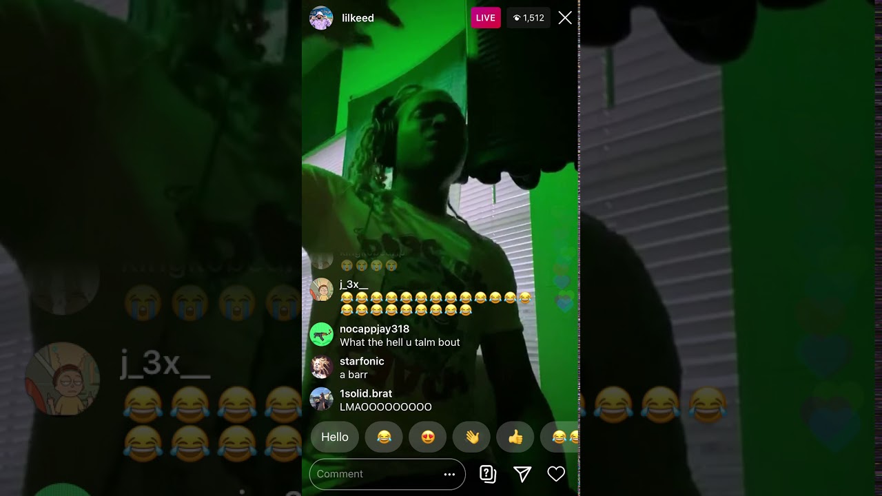 Lil Keed On Instagram Live In The Studio (Funny But Fire)