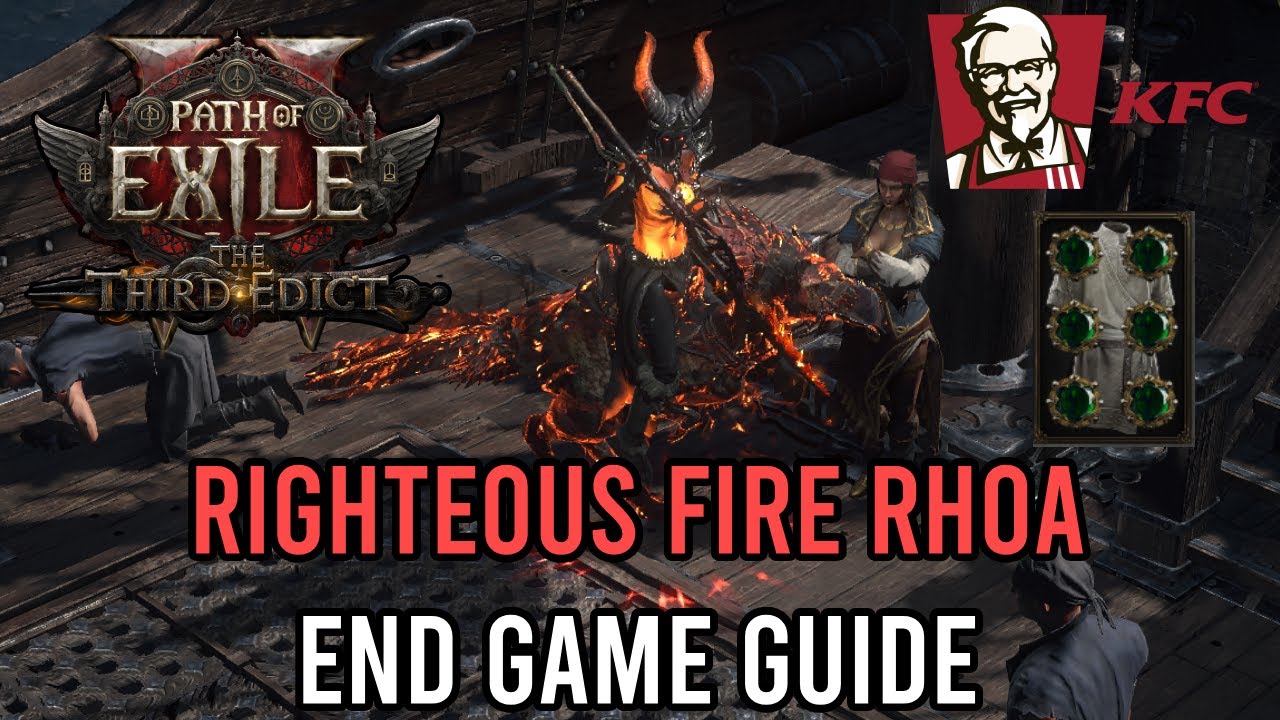 Руководство по игре Righteous Fire Rhoa в конце игры | Сборка PoE 2, которая действительно похожа...