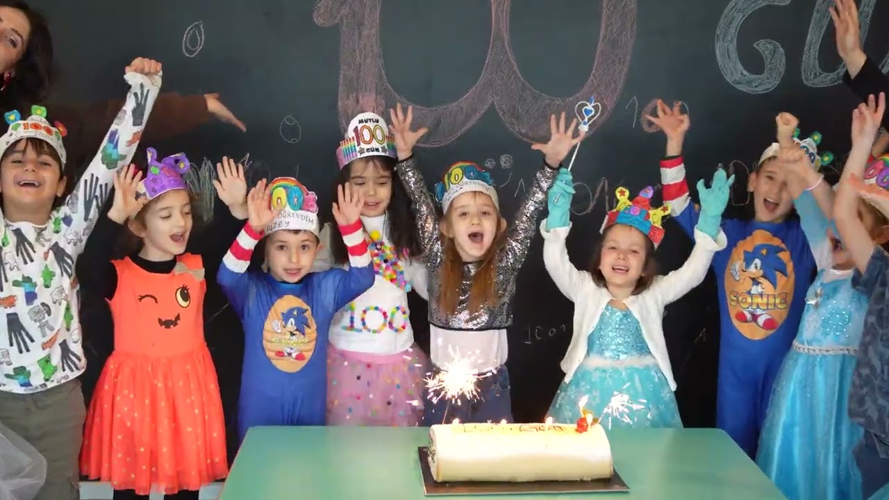 ANA SINIFI ÖĞRENCİLERİNİN 100.GÜN COŞKUSU