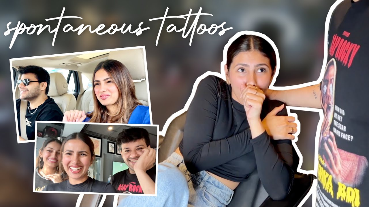 Spontaneous Tattoos in a Messy Vlog! Aashna Hegde