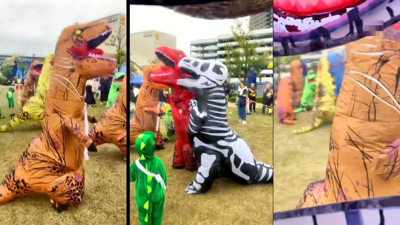 2024.11　【東京Tokyo Event】　ありあけティラノサウルス運動会　ティラノサウルスレースに参加！　有明ガーデンで恐竜が大暴れｗｗ