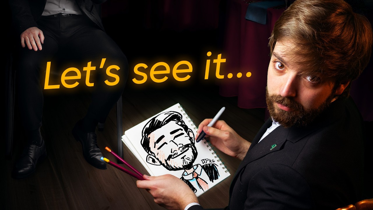 I Have to Learn Caricatures Before My Friend’s Wedding...
