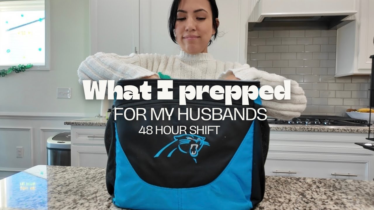 *REALISTIC* WHAT I PREPPED MY FIREFIGHTER HUSBAND FOR HIS 48 HOUR SHIFT!