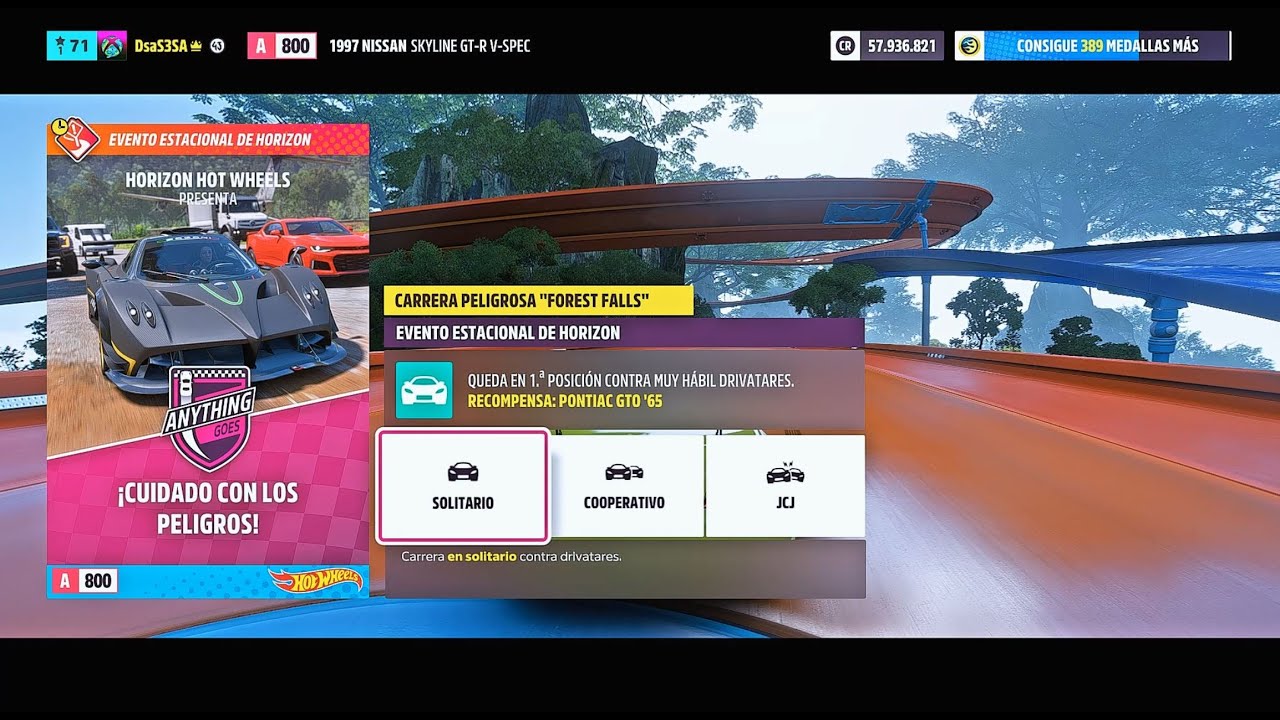🚕FORZA HORIZON 5 Primavera Serie 55 HoT Wheels CUIDADO CON LOS PELIGROS🛺