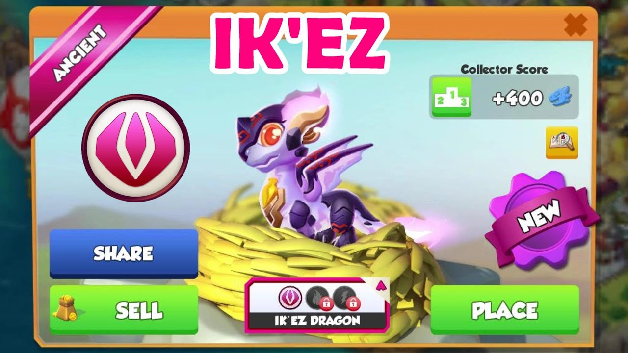 Ancient IK'EZ DRAGON HATCHING! Should we level him from 1 - 100? - DML #1307