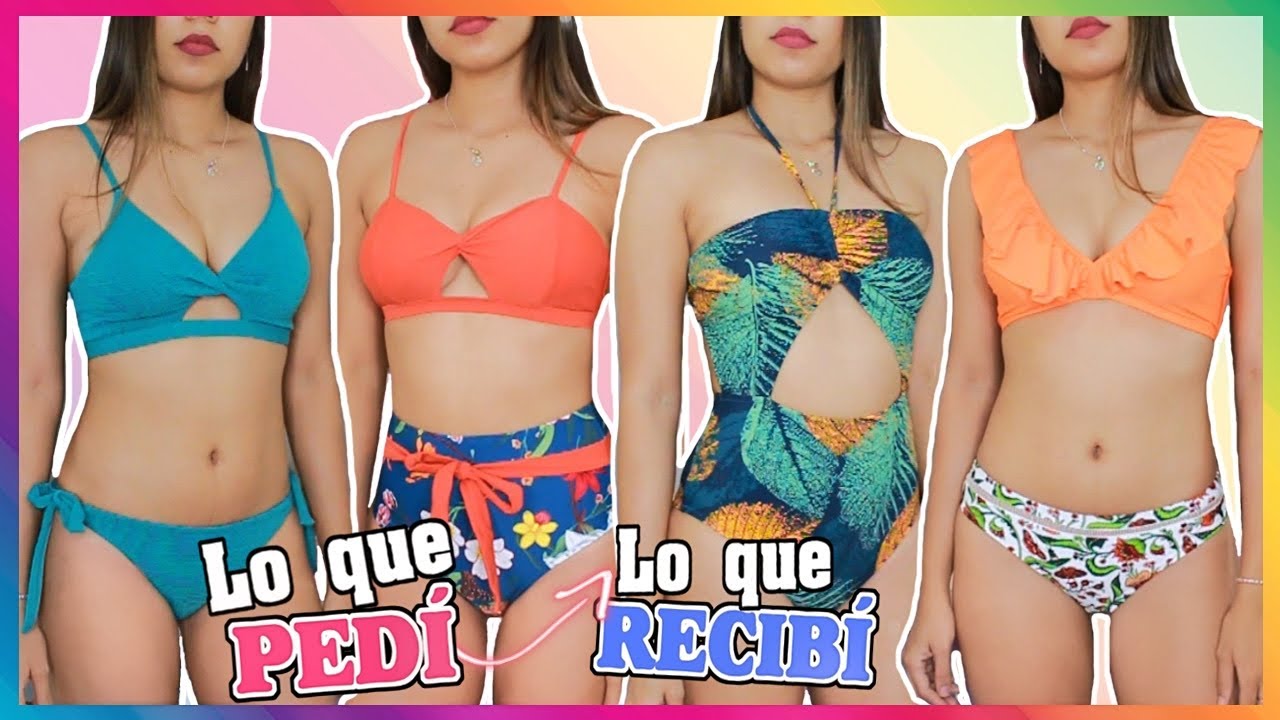 HAUL: LO QUE PEDÍ VS LO QUE RECIBÍ: CUPSHE TRY ON BIKINIS♡│Mirianny