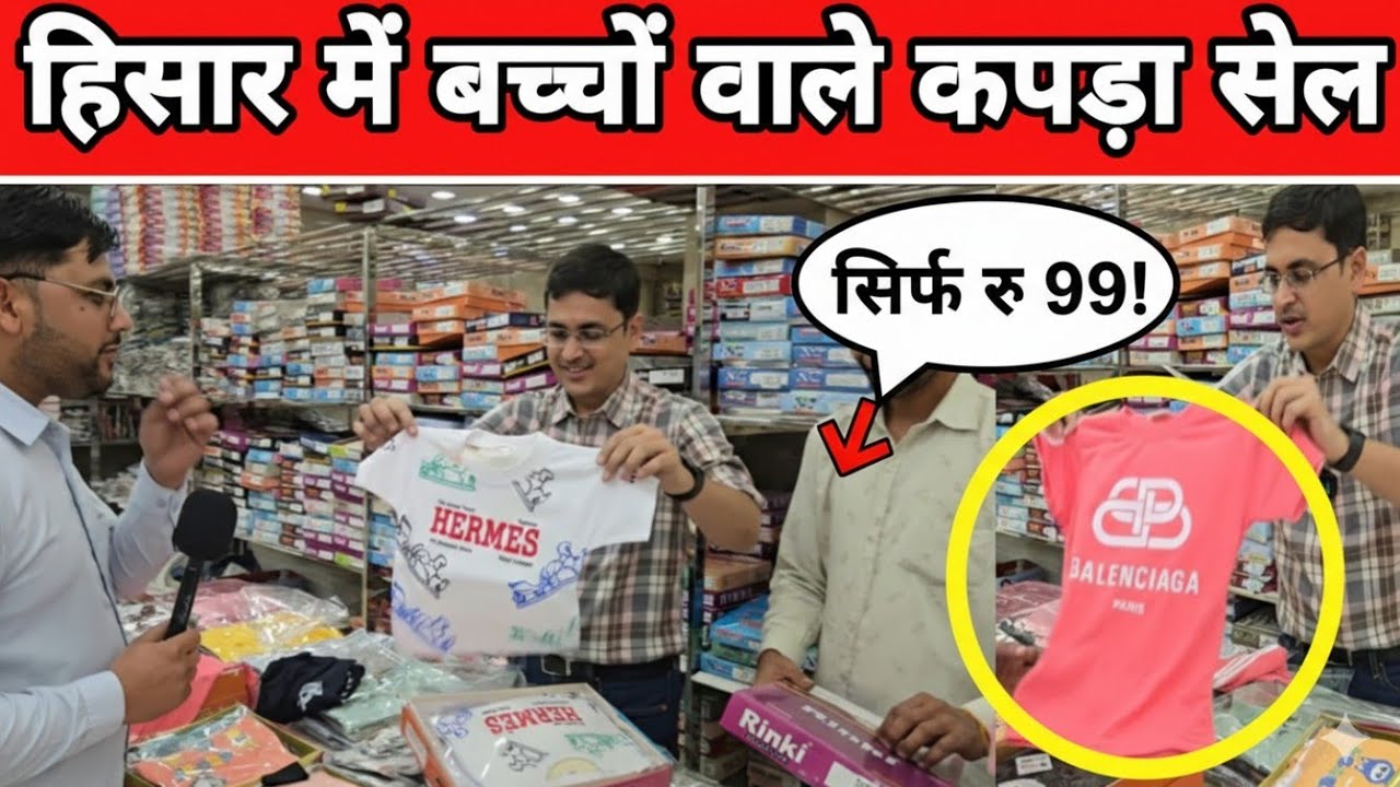 हिसार में बच्चों वाले कपड़ा सेल?