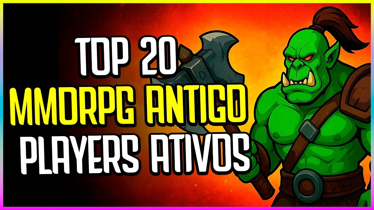 TOP 20 MMORPGs DAS ANTIGAS!! AS COMUNIDADES AINDA EST&Atilde;O ATIVAS?