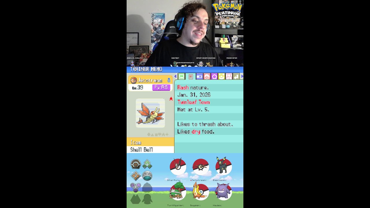 Draftlocke Planning then back to our Genlocke!! - Platinum Genlocke (Vertical) #pokemon #gaming