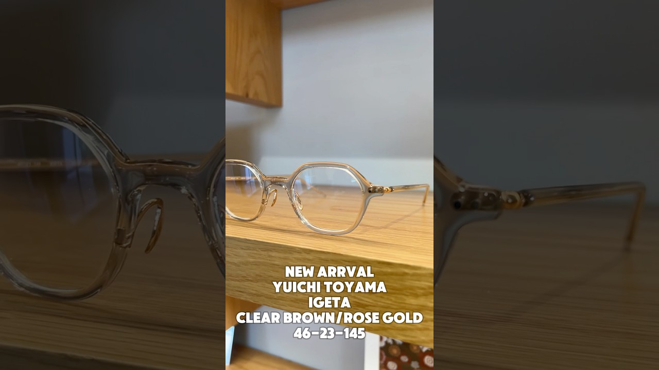 Yuichi Toyama &ndash; IGETA ✨#YuichiToyama #Eyeglasses #Sunglasses #japaneseart #costamesa #newportbeach