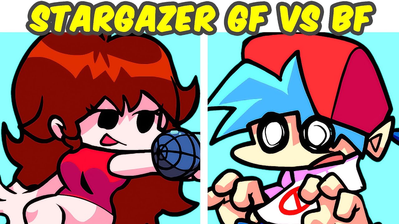 Friday Night Funkin' Cover Stargazer, But Girlfriend VS Boyfriend Sing it (FNF MOD/Impostor V5)