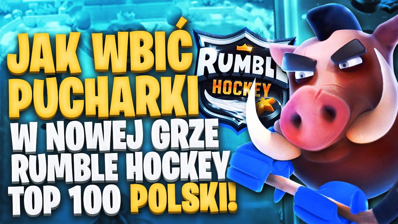 ⭐ JAK SZYBKO WBIJAĆ PUCHARKI?! w RUMBLE HOCKEY POLSKA *poradnik*