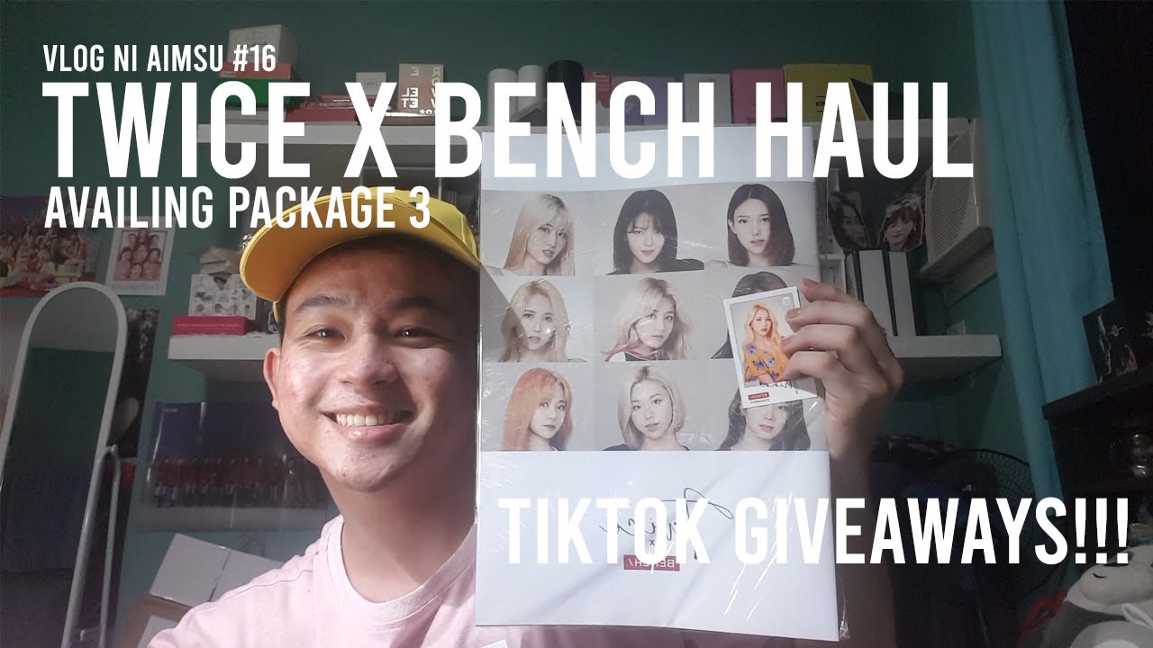 VLOG NI AIMSU # 16 - Twice x Bench Haul: Availing Package 3 (TIKTOK GIVEAWAYS!!!)