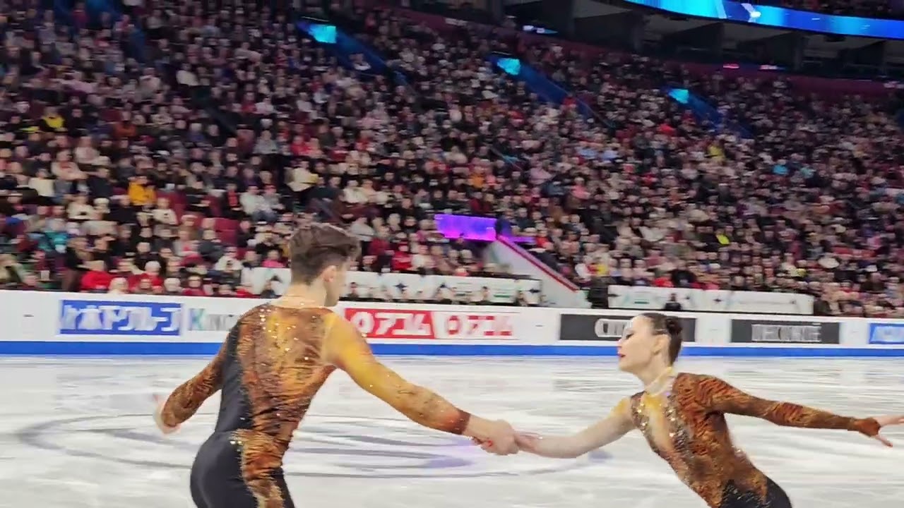 Lucrezia Beccari/Matteo Guarise 2024 World Figure Skating Championships FP warm-up
