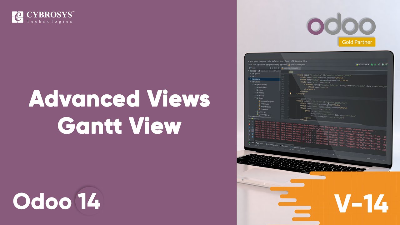 Advanced Views - Gantt View in Odoo 14 | Odoo Development Tutorial