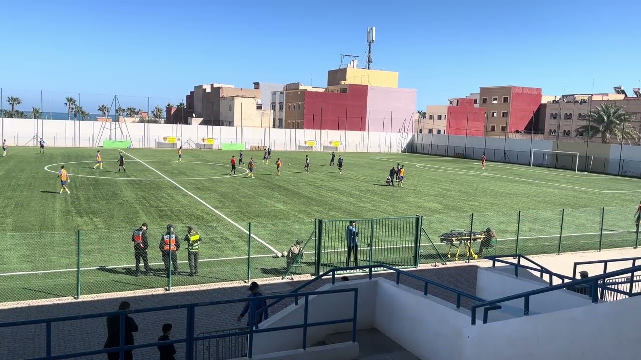 الشوط الأول شباب الكندي 5-3 جمعية تمسمان الجولة 13 من القسم الأول عصبة مجموعة الشمال