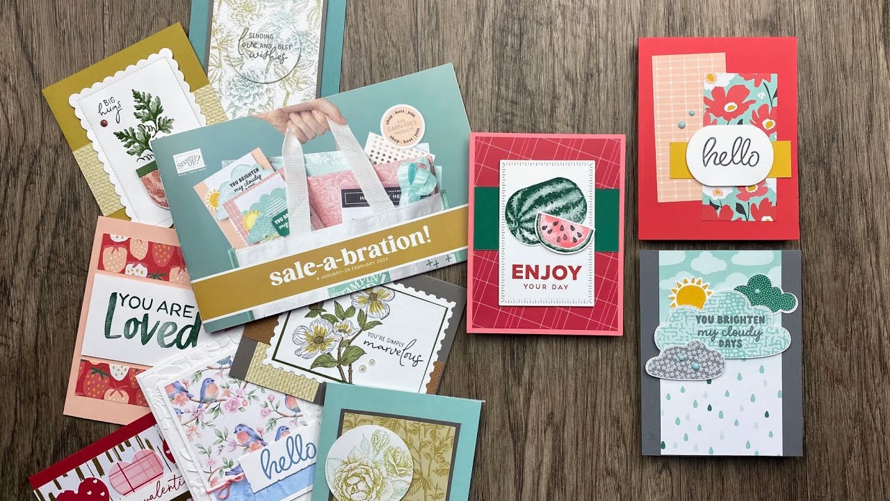 44 Stampin' Up! 2024 Sale-a-Bration Card Ideas | Thursday Night Stamp Therapy
