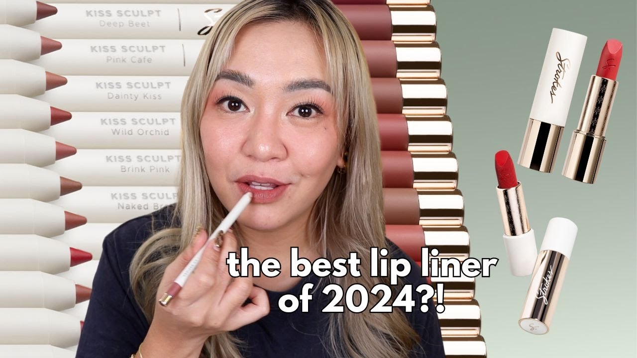 THE BEST LIP LINER I'VE TRIED?! STROKES KISS SCULPT, VELVET MATTE, SATIN CREME KISS!!
