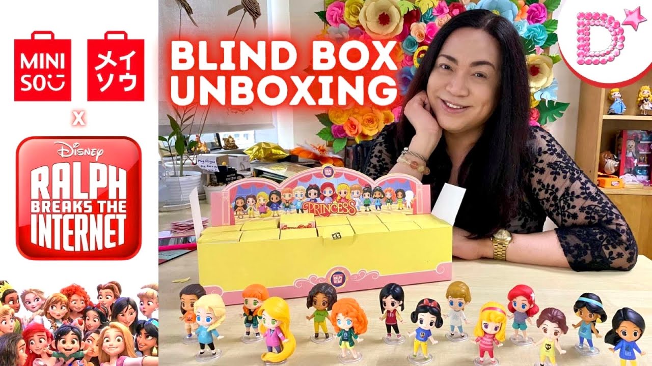 Miniso X Disney Princess Figure Blind Box Unboxing (Ralph Breaks The Internet)