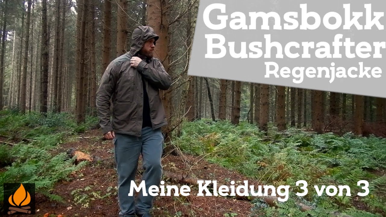 Gamsbokk Bushcrafter - Regenjacke aus Baumwolle