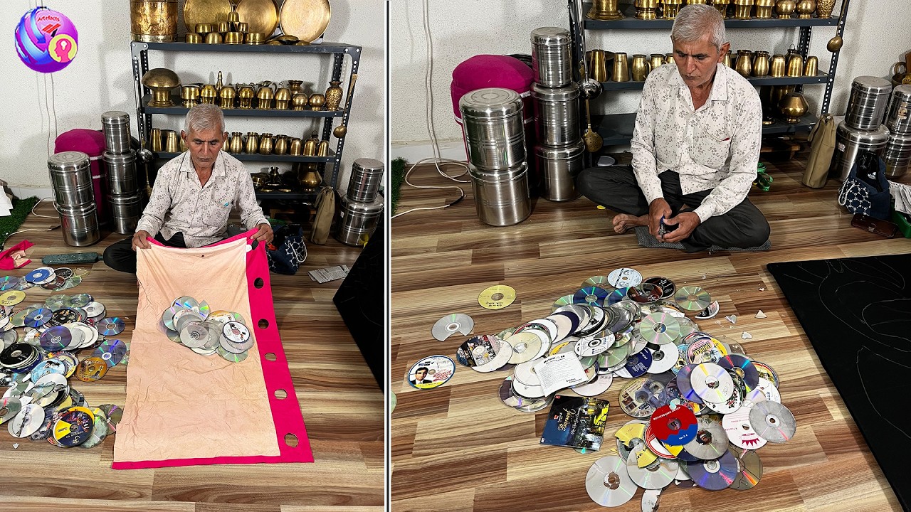 Amazing Craft desin with Old CD recycle