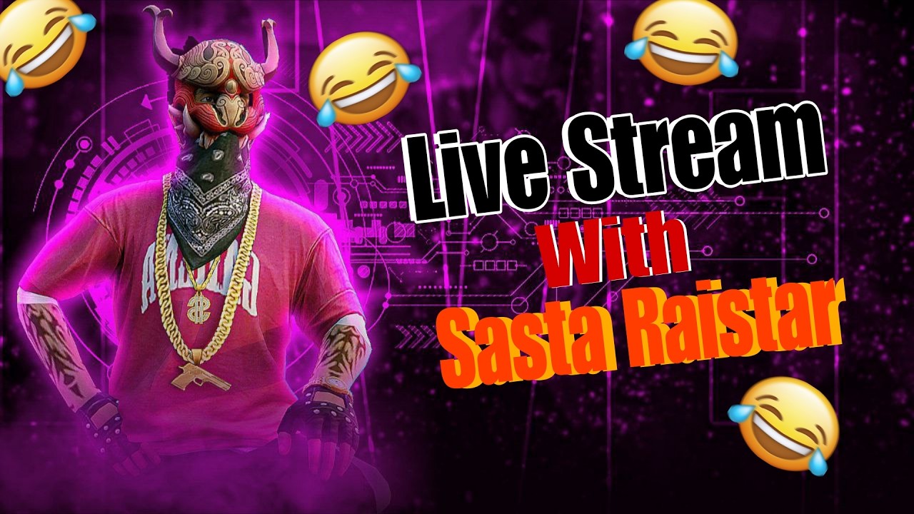 Live Stream with sasta raistar🤣 Free fire max