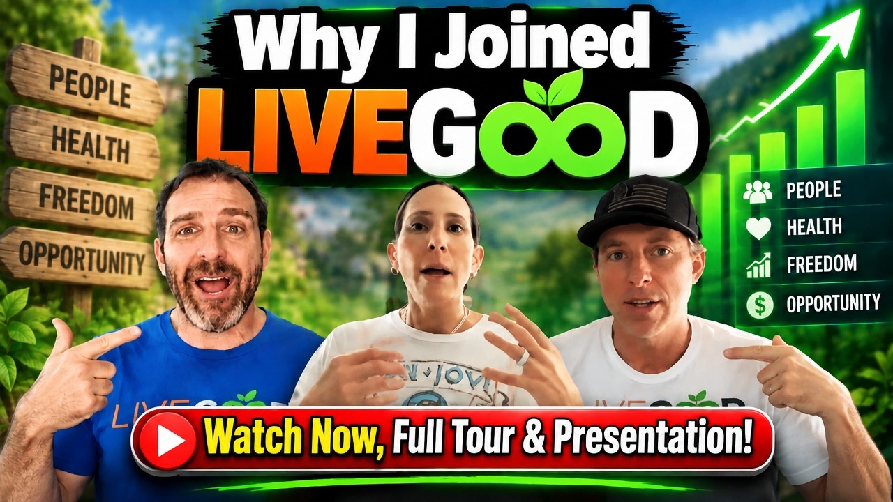 Почему я присоединился к LIVEGOOD, смотрите сейчас, полный тур и презентация!