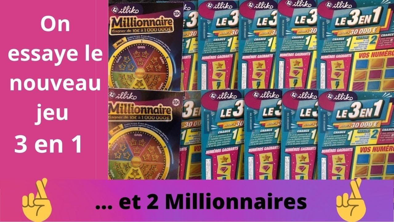 🍀 🤞 on essaye le nouveau jeu fdj ‘3 en 1´ 🍀🤞