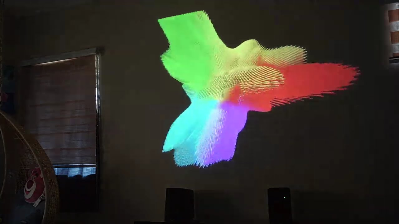 Eroc Monet Projector Paired with Edifier R1855db Dolby Atmos and vision Test