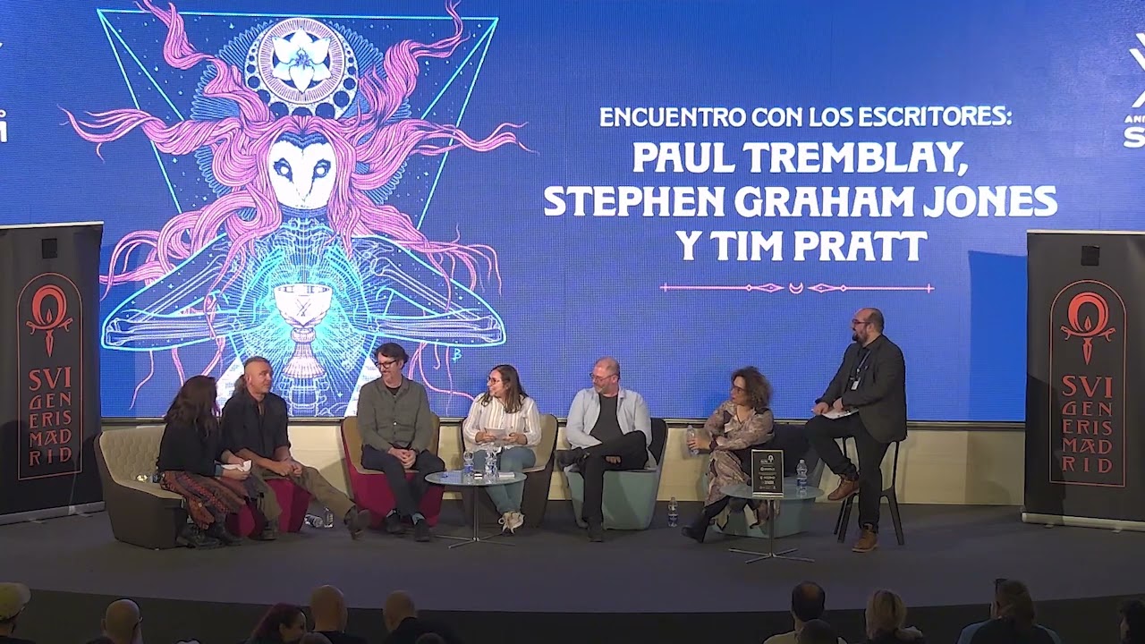 Encuentro con los escritores Paul Tremblay, Stephen Graham Jones y Tim Prat. Sui Generis Madrid