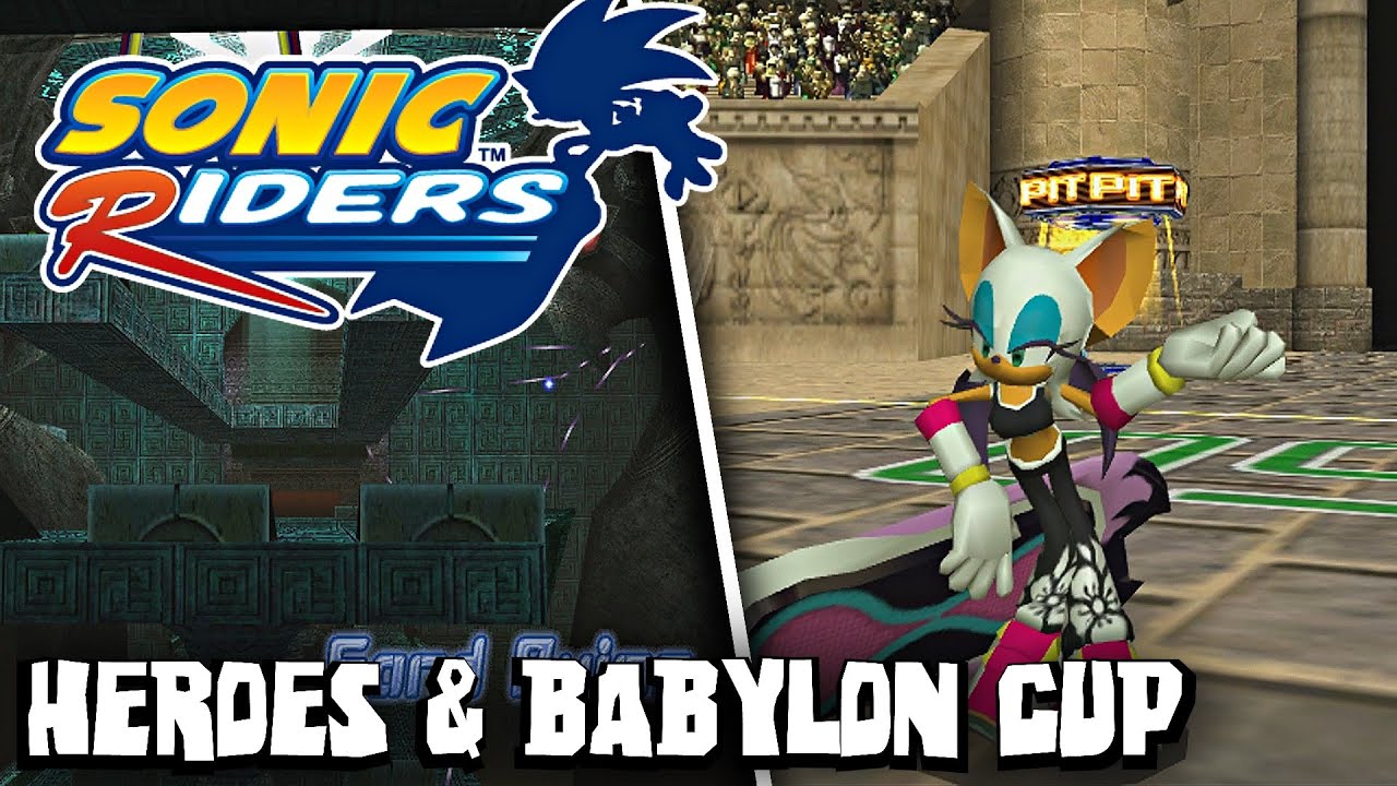 Sonic Riders - World Grand Prix: Heroes Cup & Babylon Cup (Rouge The Bat)