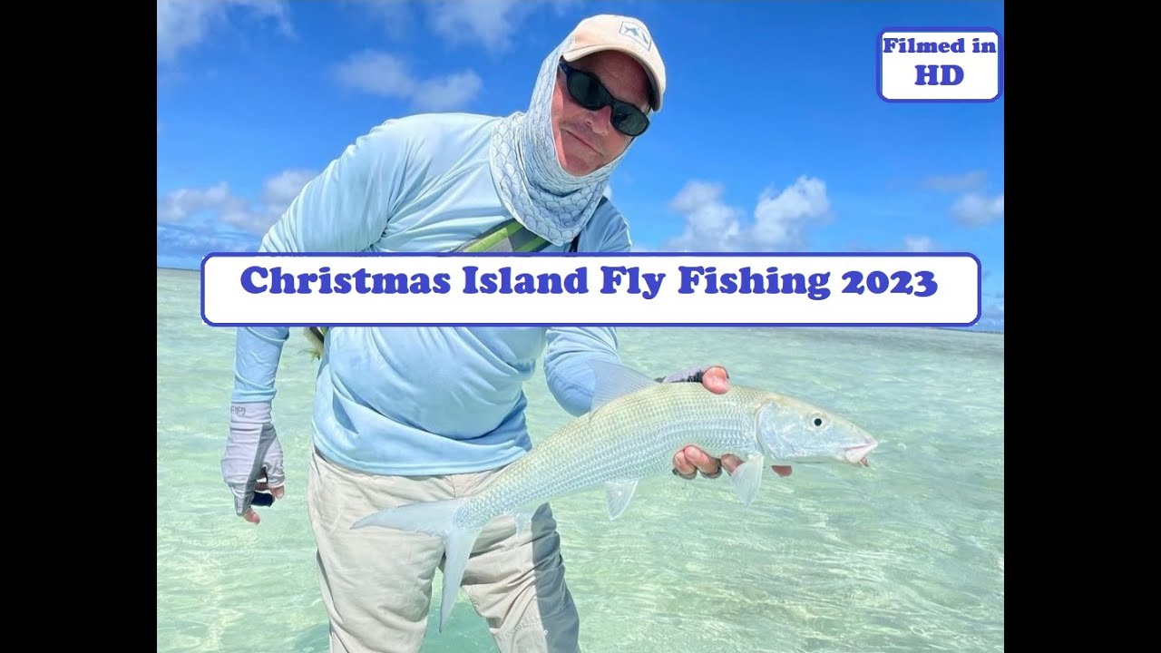 Christmas Island Day 1 Fly Fishing for Bonefish and Giant Trevally #skorflyfishing