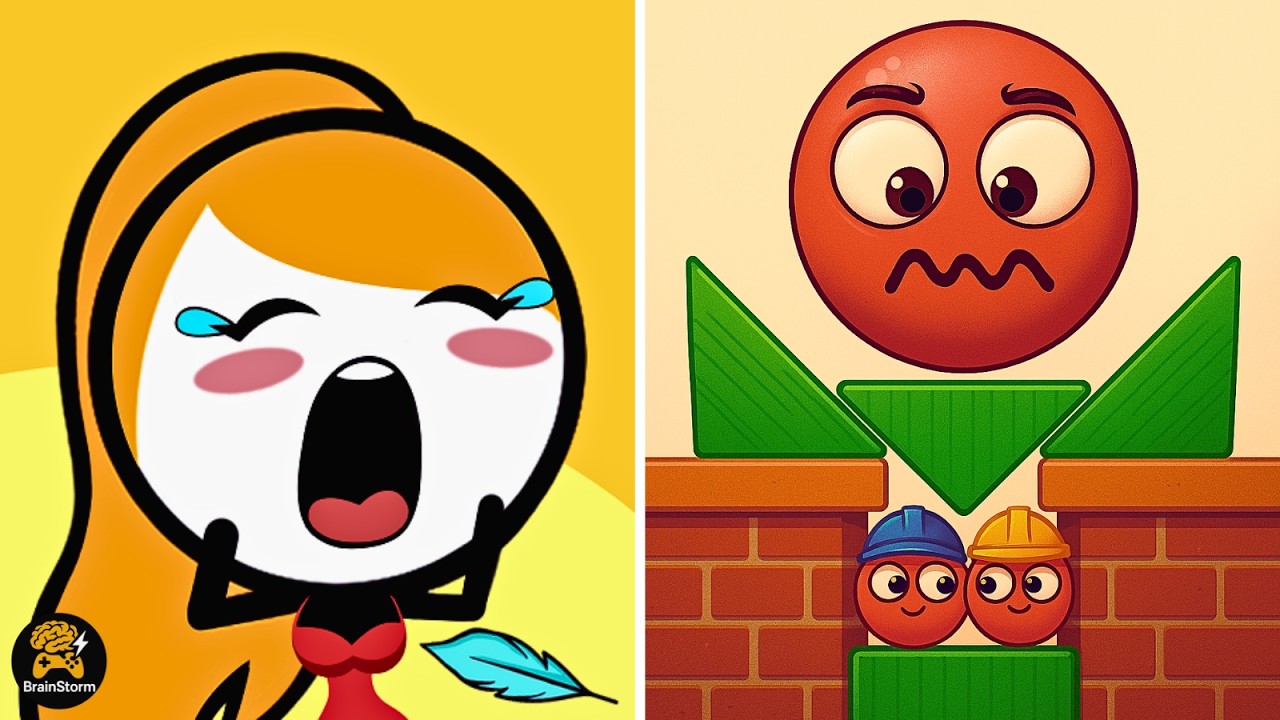 Save Her Vs  Hide Ball | Max Gameplay | BrainStorm Walkthrough | New Update(Android, iOS)