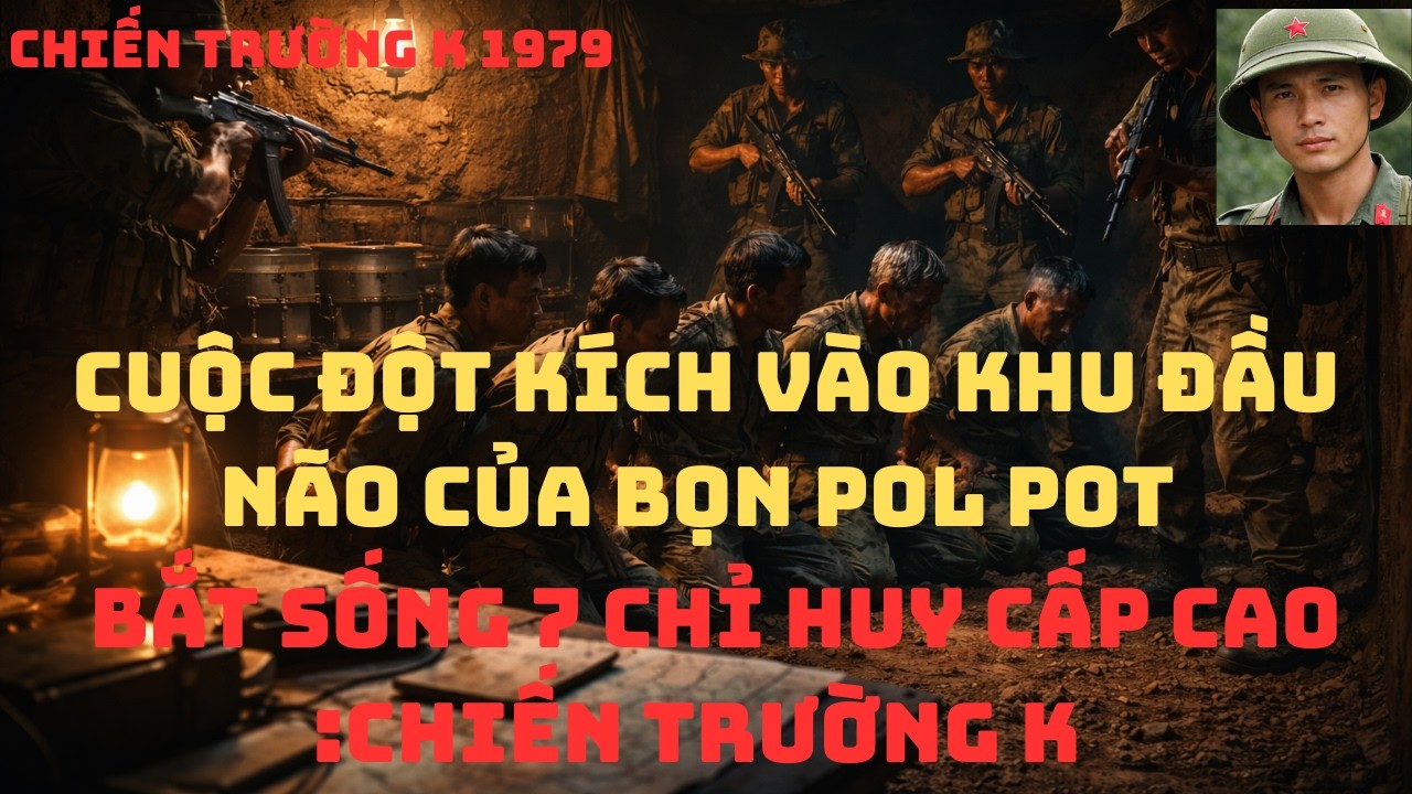 ĐỘT KÍCH VÀO ĐẦU NÃO CỦA BỌN POL POT _BẮT SỐNG 7 CHỈ HUY CẤP CAO _CHIẾN TRƯỜNG K