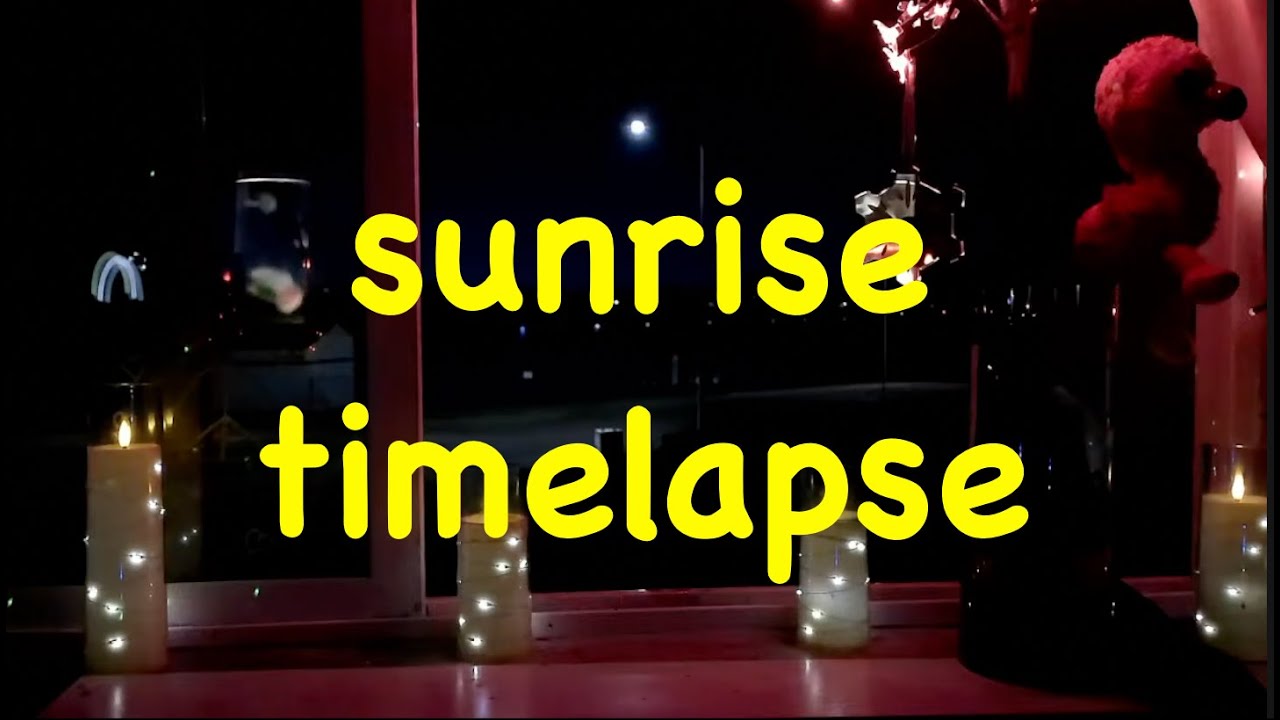 Simple Sunrise Timelapse  ☀️ | Day at the Lake asmr | Ice Cream Melt 🍦