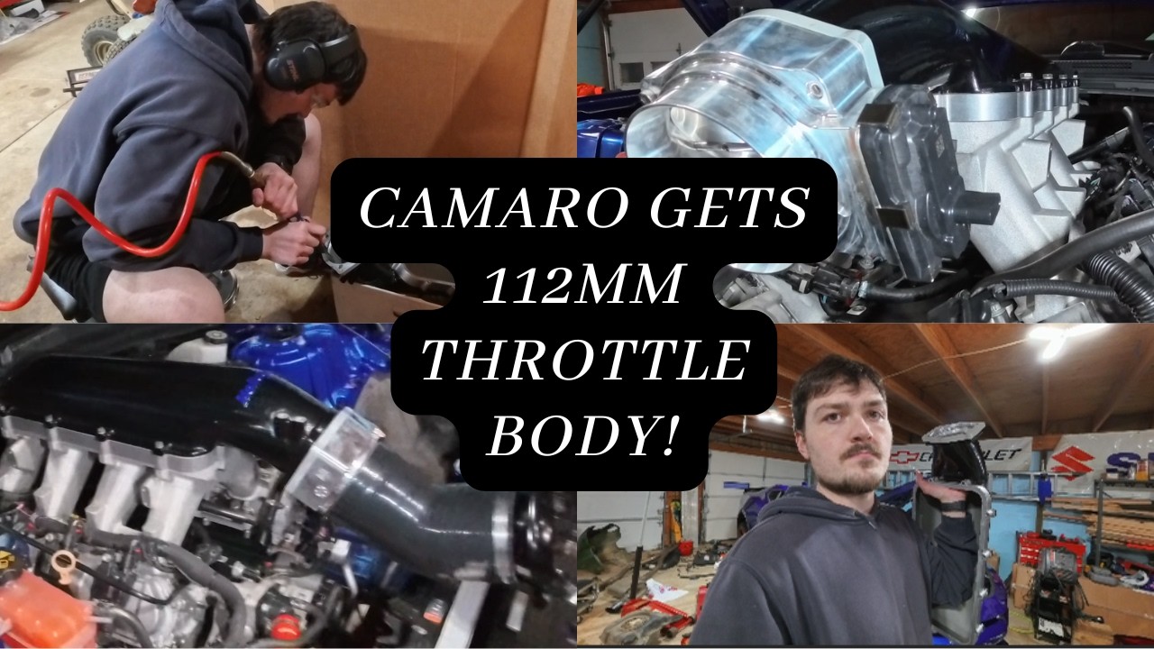 My Camaro got an Even BIGGER Throttle Body 112MM