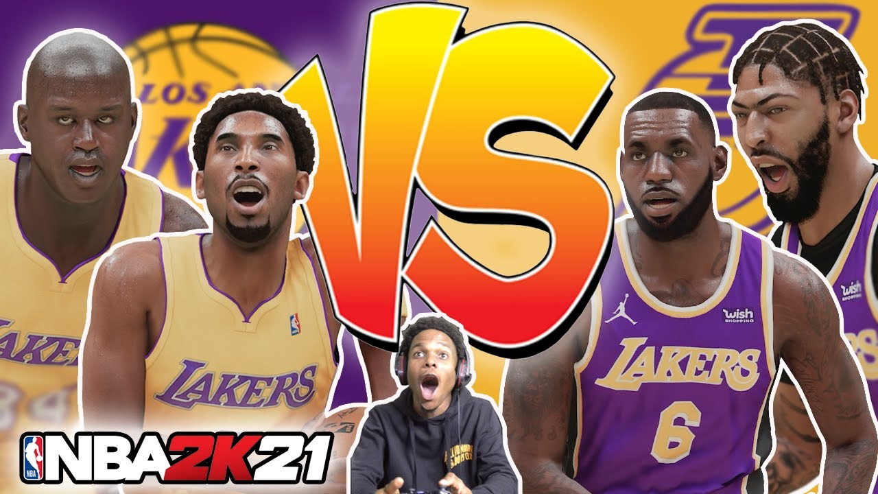 KOBE & SHAQ vs LEBRON & ANTHONY DAVIS!! NBA 2K21 NEXT GEN