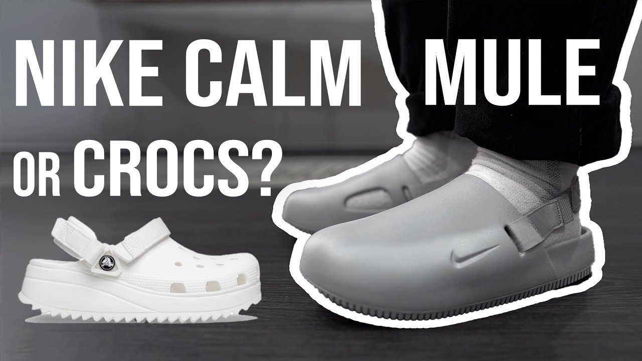 Лучше ли NIKE CALM MULE, чем CROCS?