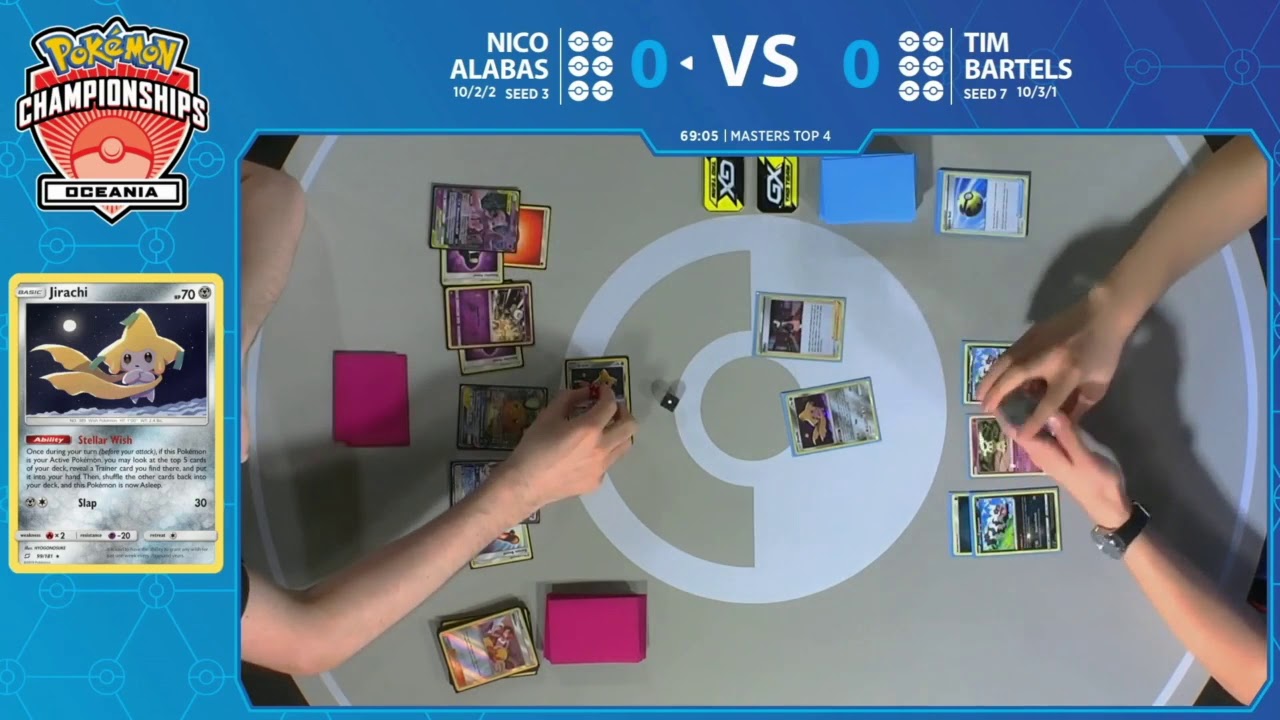 TOP 4 TCG 2020 Pokémon Oceania International Championships Swiss - Nico Alabas Vs Tim Bartels