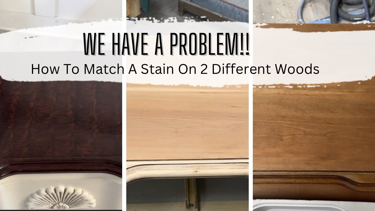 How To Blend Stain on Two Different Woods