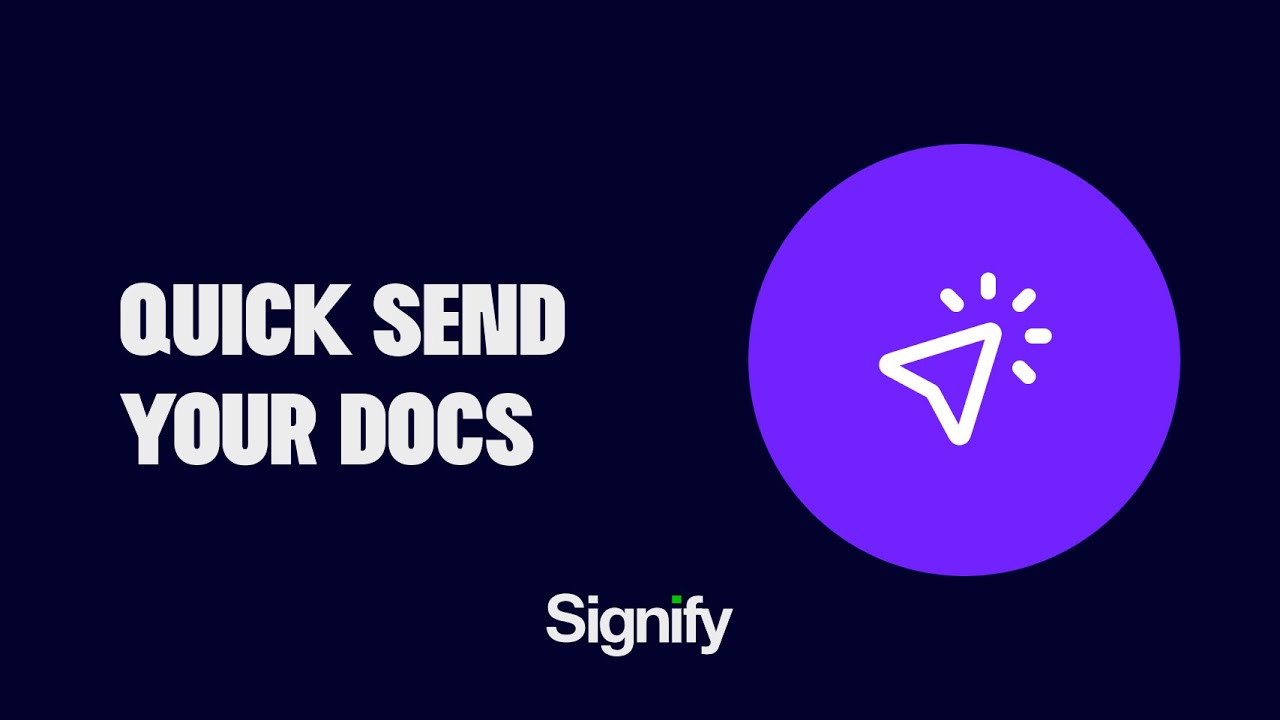 How to Use the Quick Send Feature for Fast Documents