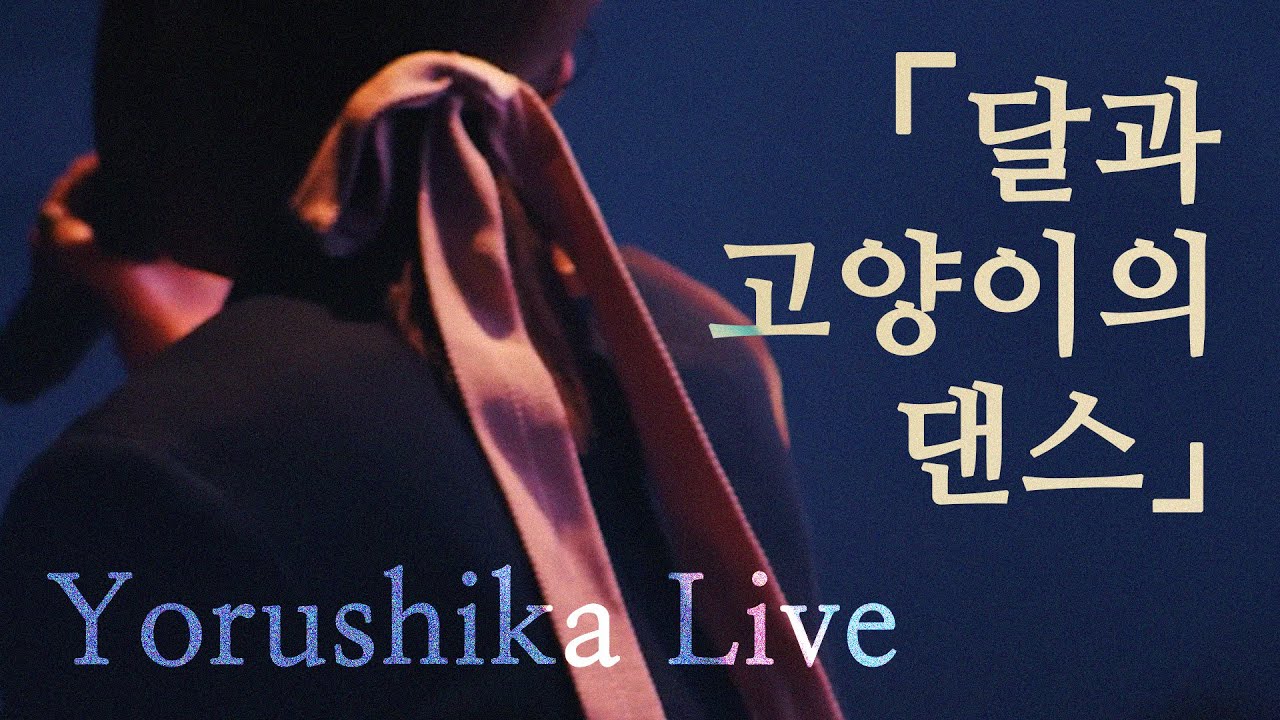 저기, 마음을 빌려줘. 오늘만큼은... 요루시카 - 브레멘, 비와 카푸치노 「달과 고양이의 춤」 Live [가사/자막]