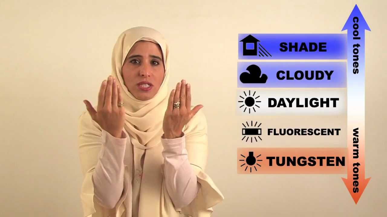الاعدادات الصحيحة لضبط الوان الصورة White Balance