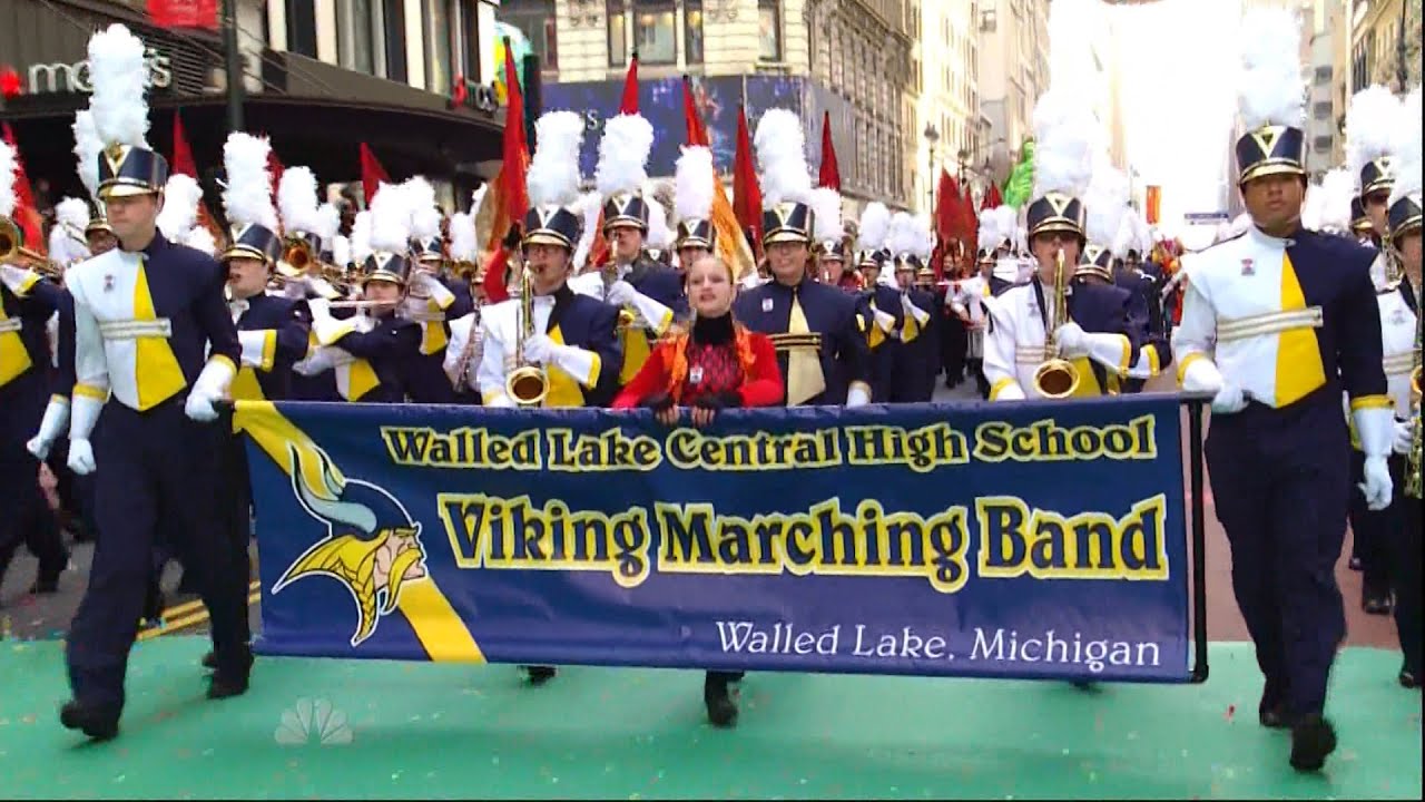 Walled Lake Central Viking Marching Band at Macy's Thanksgiving Day Parade 2015