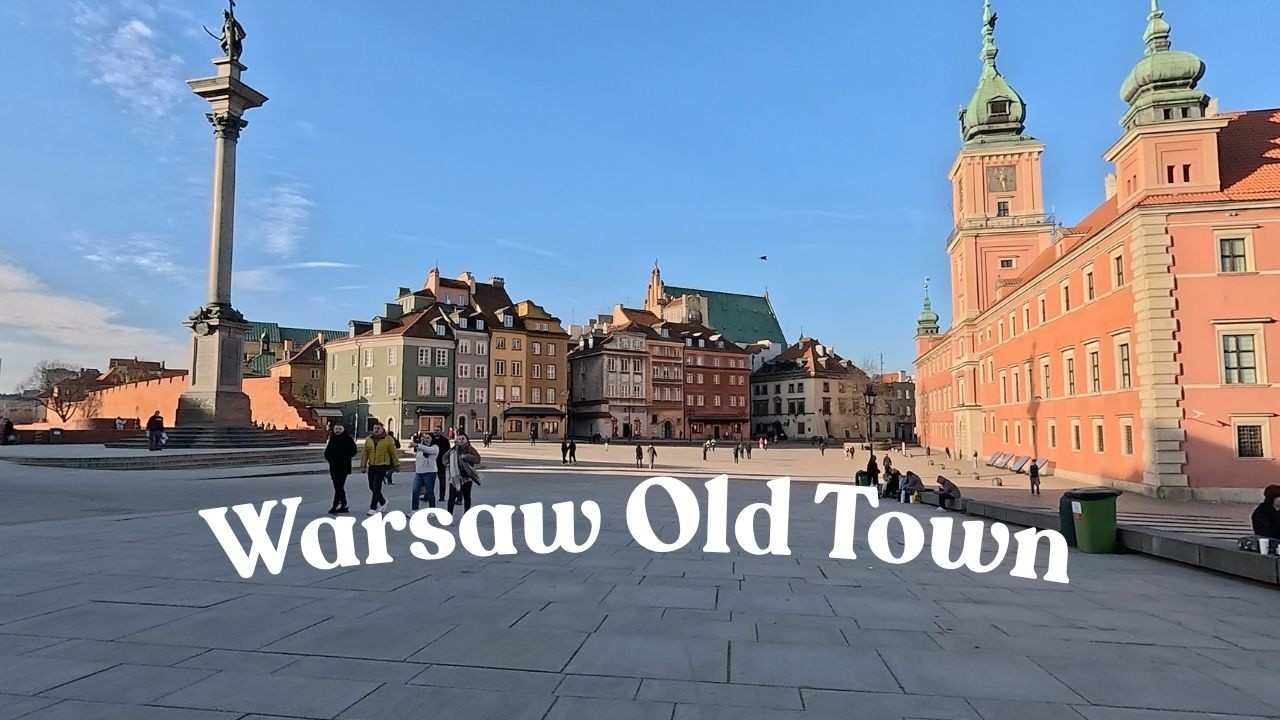 Warsaw Old Town Evening Walk 4K | St. Anne&rsquo;s Church to Castle Square 🇵🇱