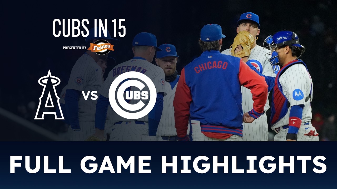 Видеообзор матча MLB между командами Chicago Cubs и Los Angeles Angels (31 марта 2026 г.) | Marqu...